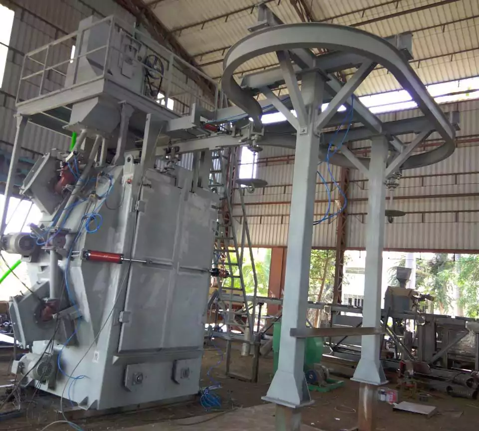 Monorail Loop Type Shot Blasting Machine