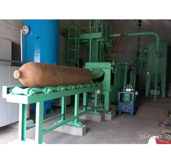 High Pressure Cylinder Internal Shot Blasting Machine