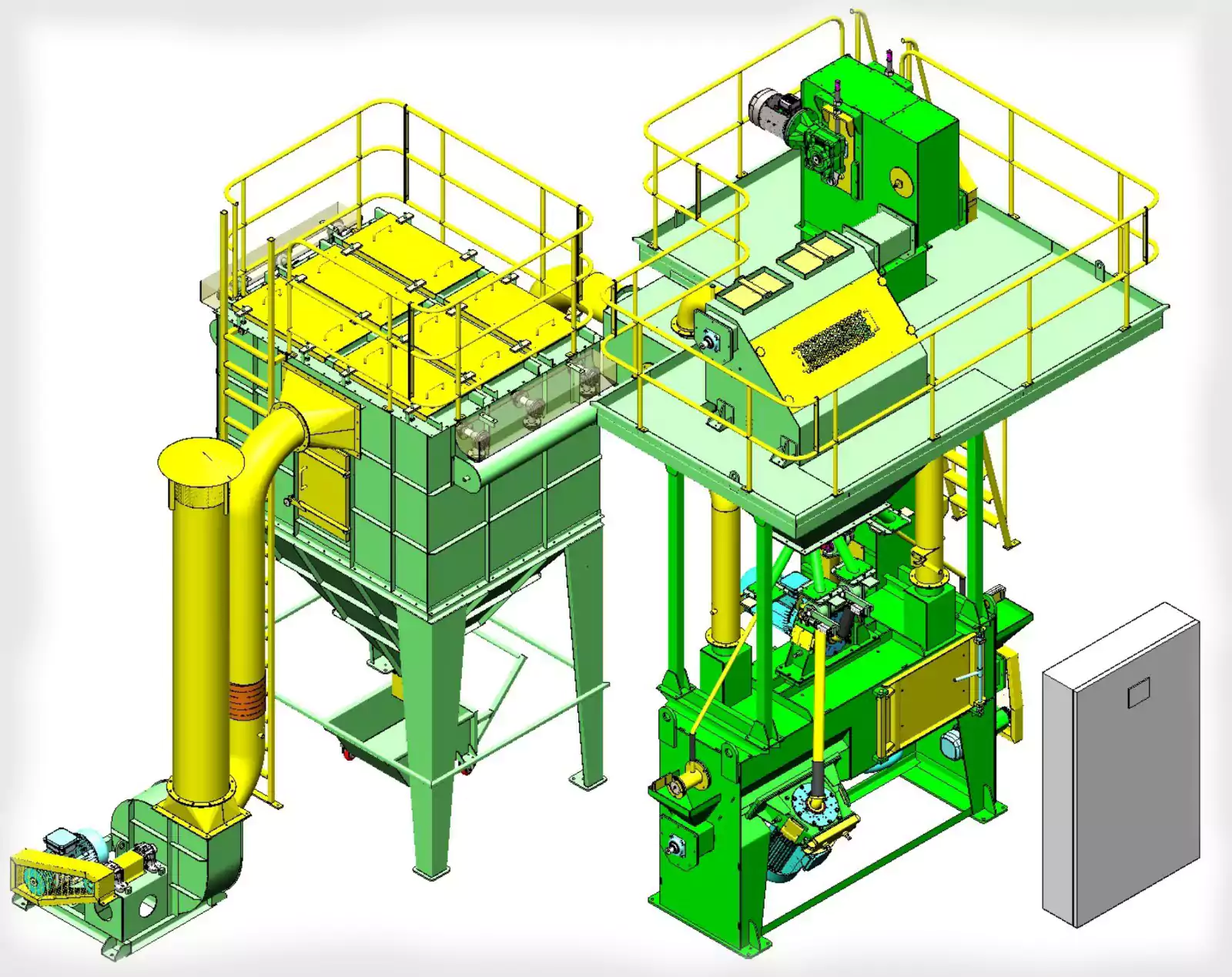 Inline Online Wire Rod Coil Shot Machine Blasting