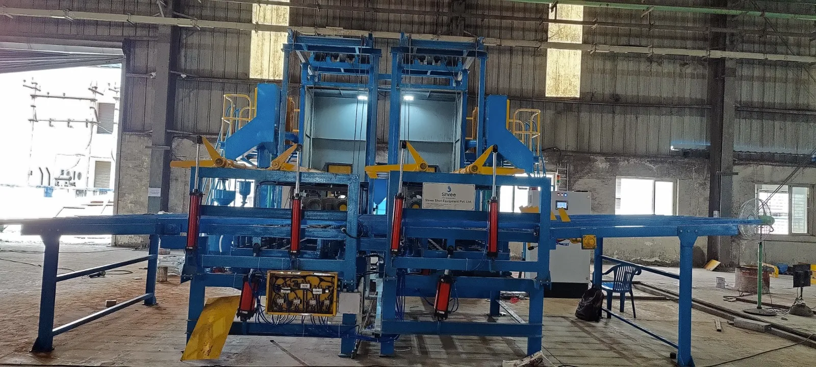 Internal Shot Blasting Machine