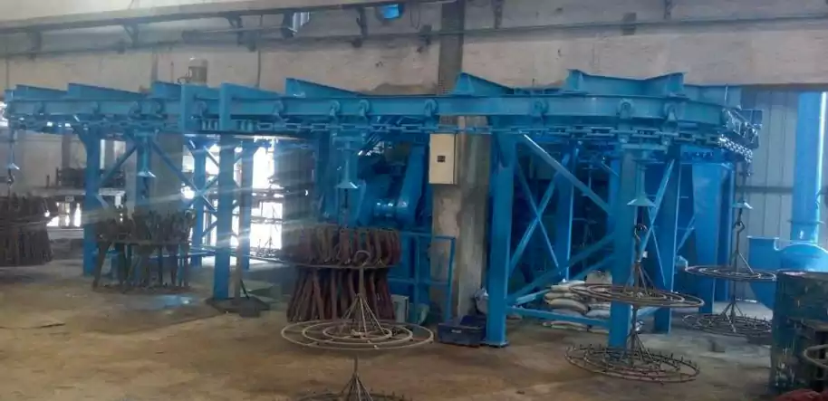 Monorail type Shot Blasting Machine