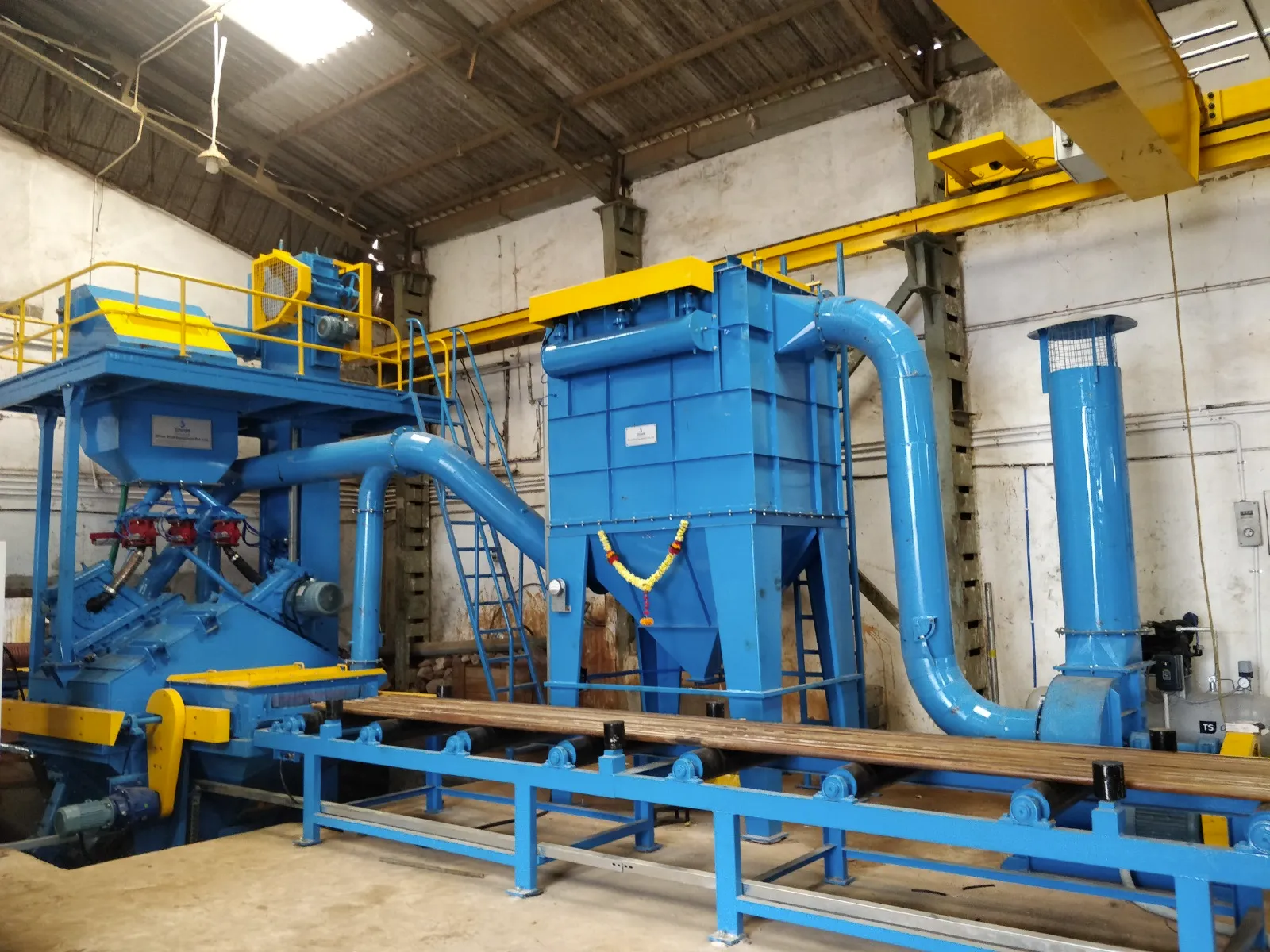 Multi Sections Shot Blasting Machine