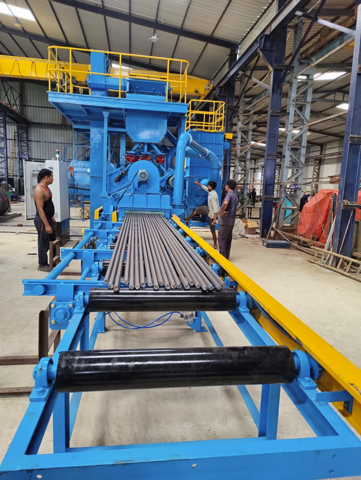 Multi Sections Shot Blasting Machine