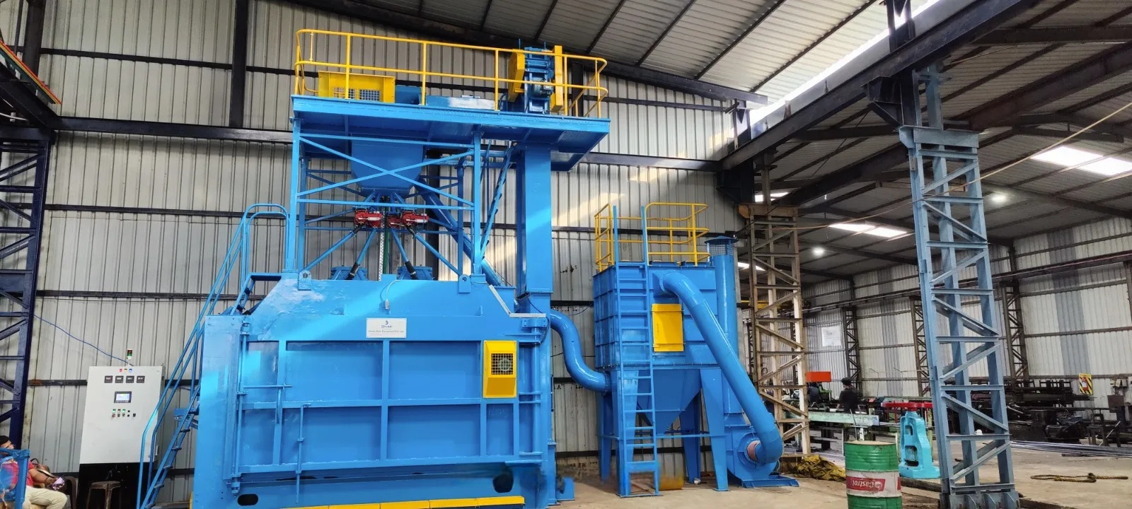 Offline Shot Blasting Machine For Wire Rod Coil