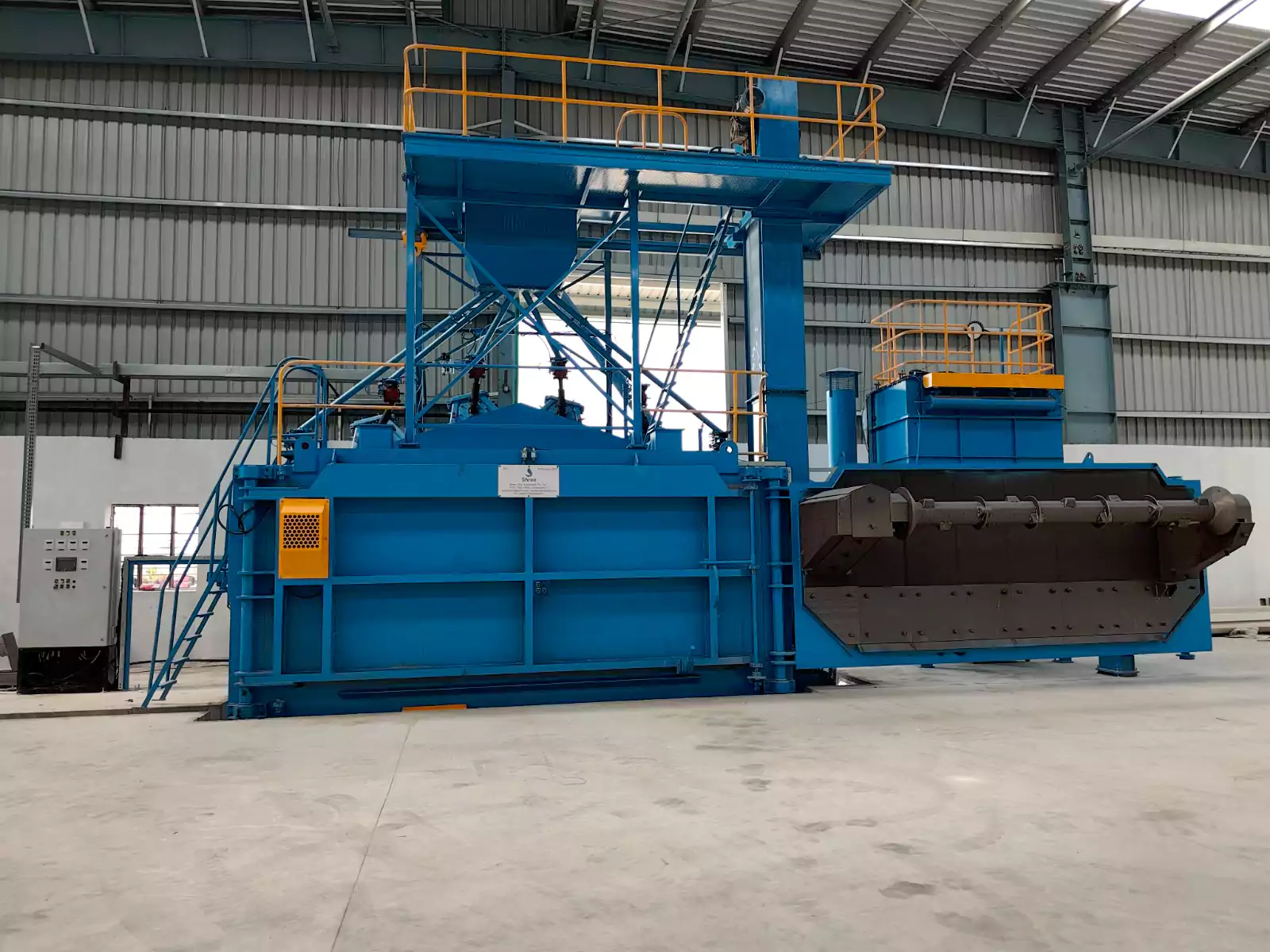 Offline Shot Blasting Machine For Wire Rod Coil