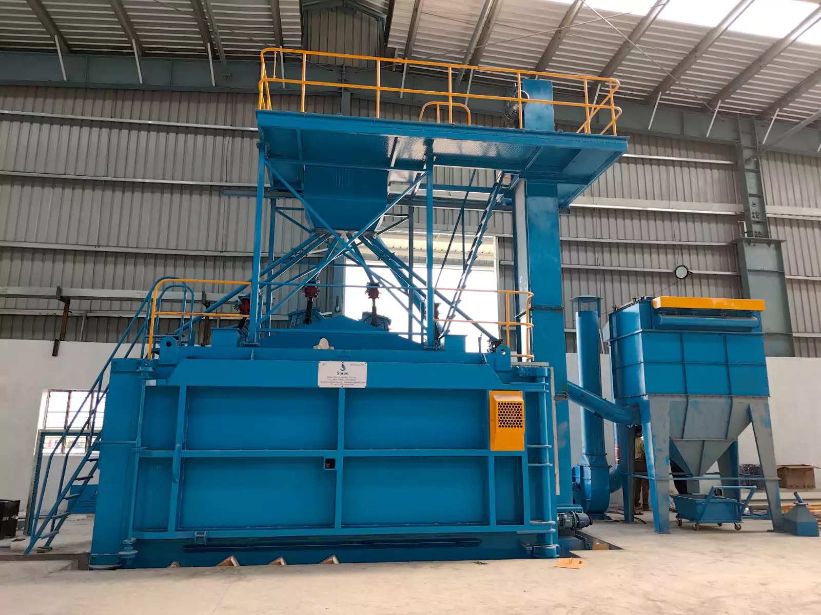 Offline Shot Blasting Machine For Wire Rod Coil
