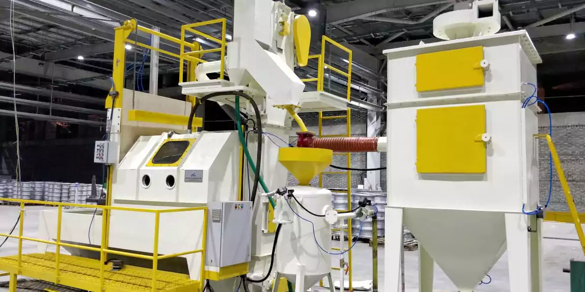 Pneumatic Shot Blasting Machine