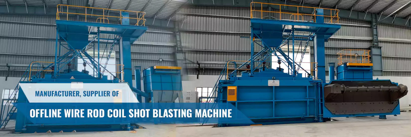 Offline Shot Blasting Machine For Wire Rod Coil